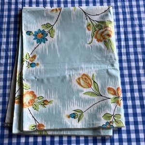 Vintage floral fabric polished cotton chintz by Kent Bragaline 60s 70s